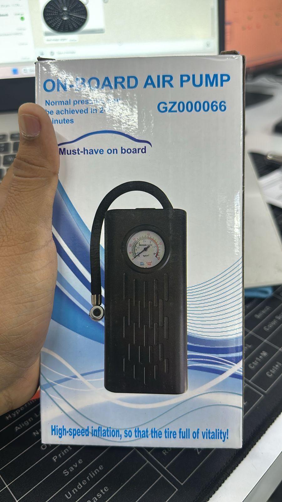 Portable Car & Bike Tyre Inflator - Type C chargeable - 5000mAh