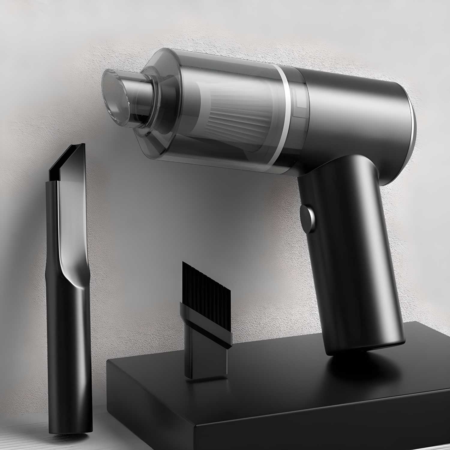 Portable & Rechargeable Blow + Vacuum Cleaner for Cars